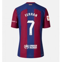 Stroje piłkarskie Barcelona Ferran Torres #7 Koszulka Podstawowej dla damskie 2023-24 Krótki Rękaw